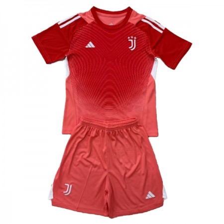 Goedkope Juventus Doelman Kids Tenue 2025-26 Rode